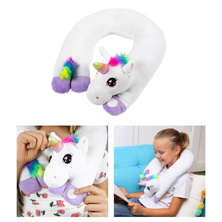 Bouncybands Sensory Vibrating Neck Pillow, Unicorn VNUN
